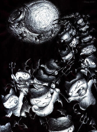 Devil Mametchi Swarm (Tamagotchi)